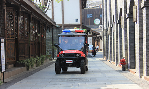 社區(qū)滅火能用摩托消防車嗎