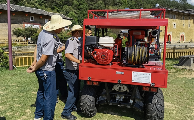 移動式高壓細(xì)水霧四輪摩托車